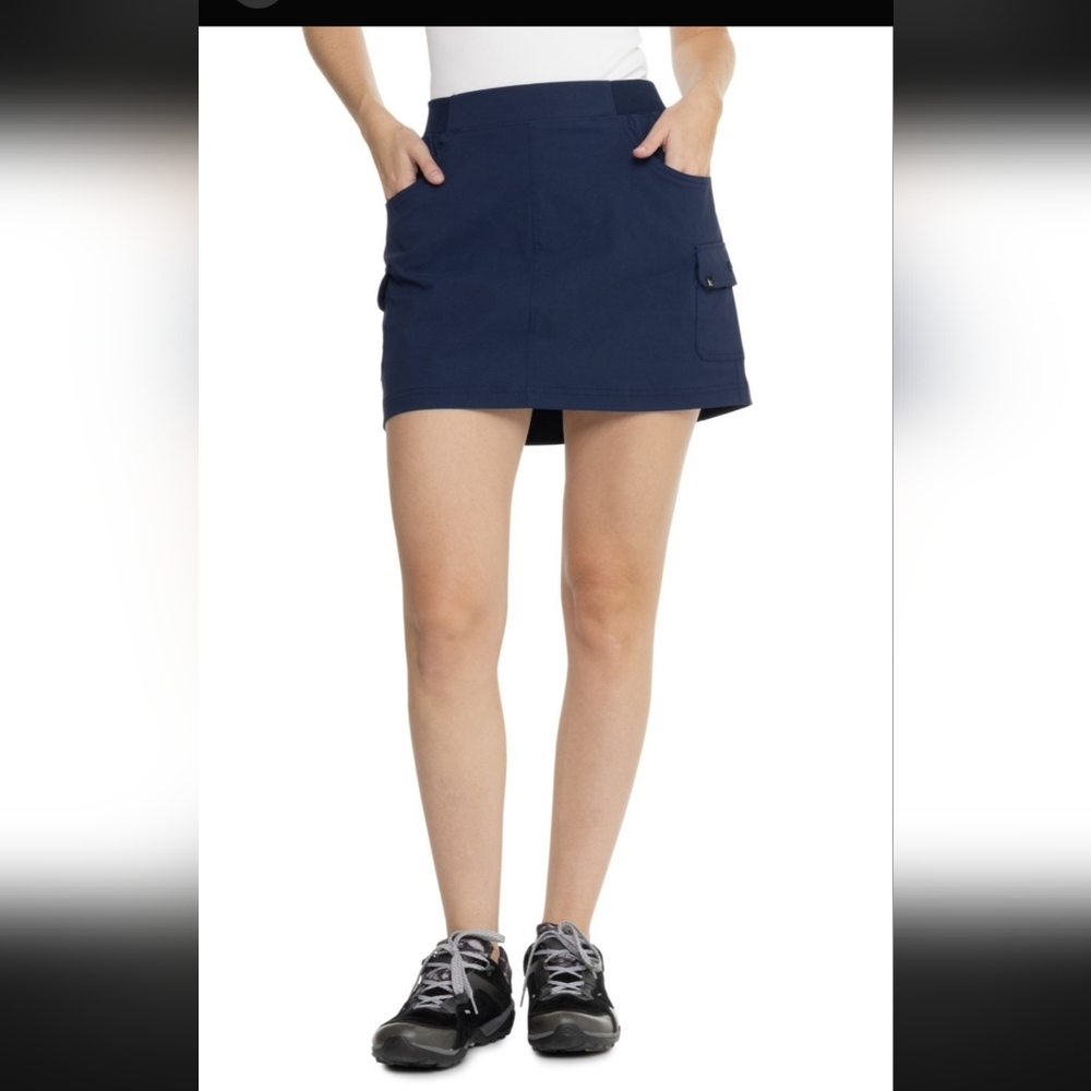 New Eddie Bauer Navy Mini Skort